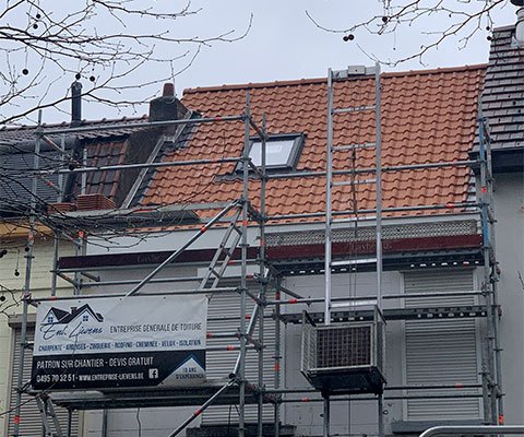 Entreprise Lievens - Rénovation de toiture à Bruxelles